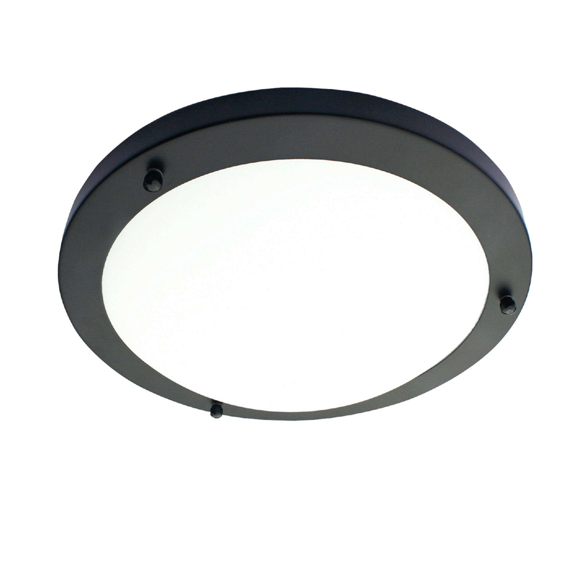Delphi Large Satin Black Flush Fiting IP44