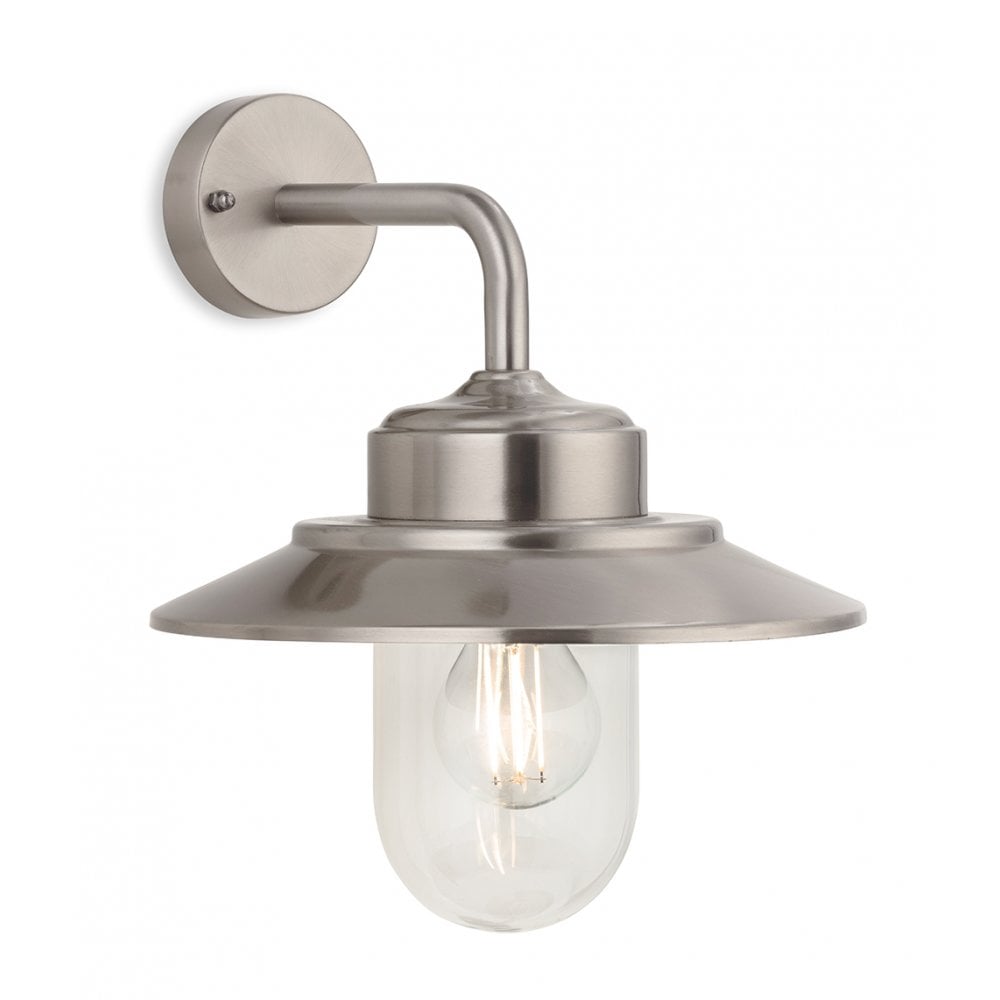 Naples Outdoor Wall Light finished in Stainless Steel IP44