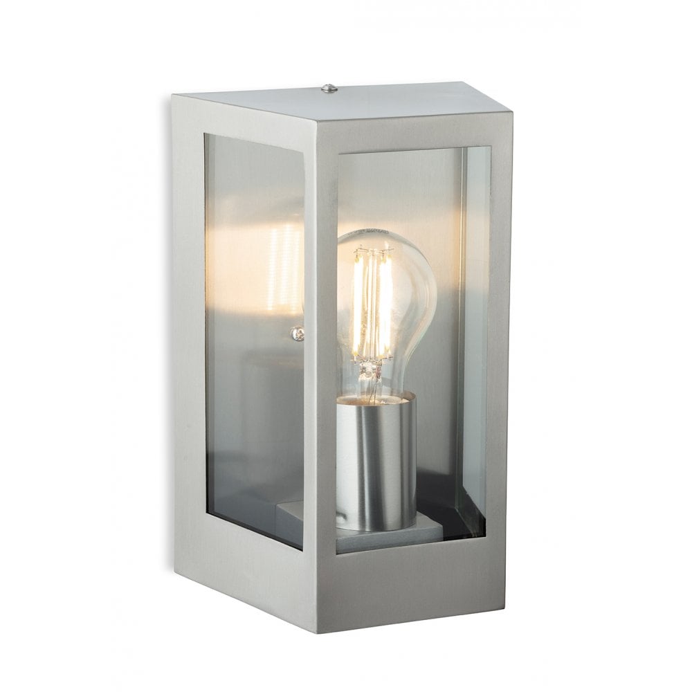 Brandon Outdoor Wall Light in Stainless Steel Finish