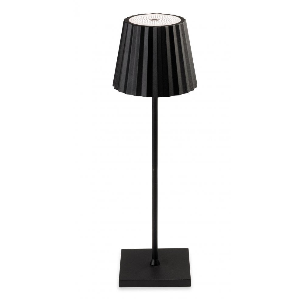 Koko LED Outdoor Table Lamp in Black