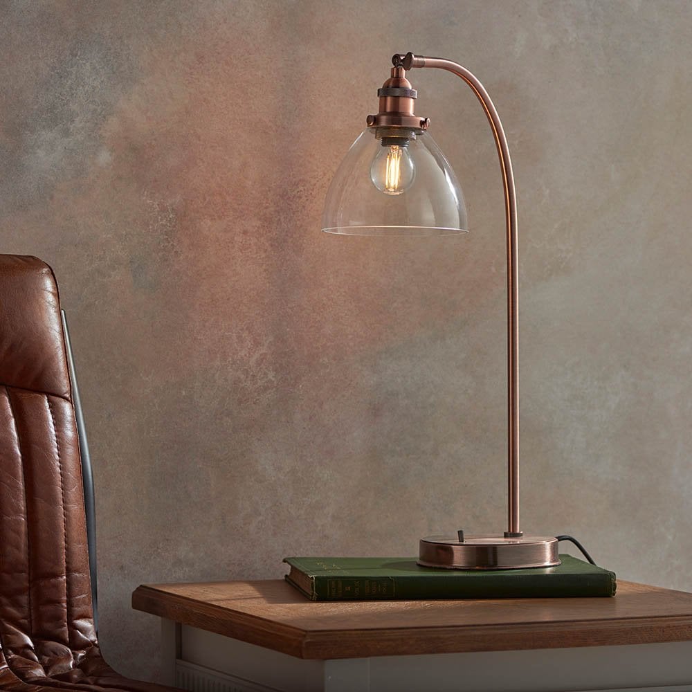 Hansen Table Lamp in Copper