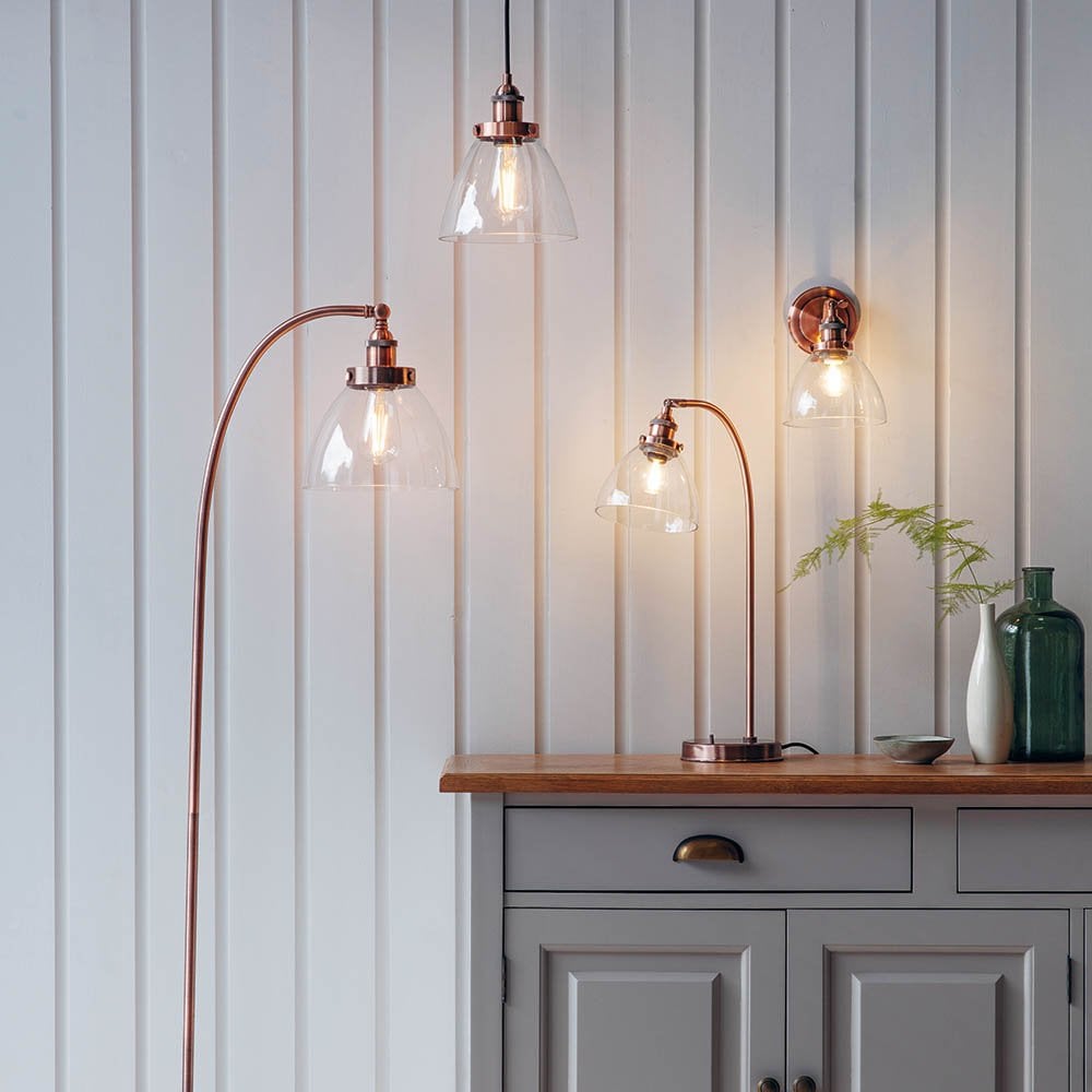 Hansen Table Lamp in Copper