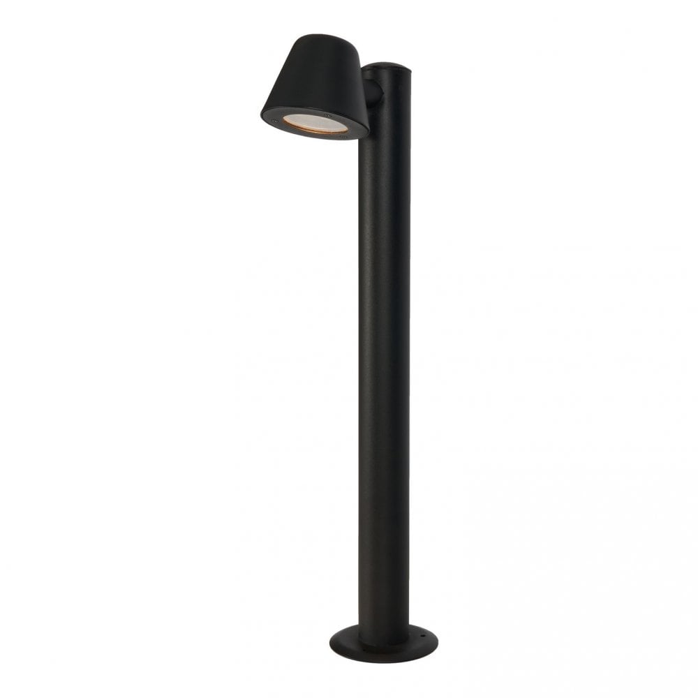 Ives Outdoor Adjustable Black Finish Bollard