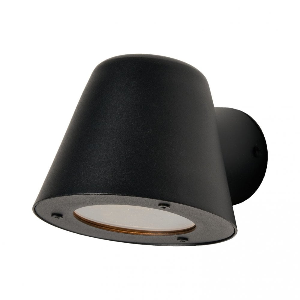 Ives Outdoor Black Finish Wall Light IP44