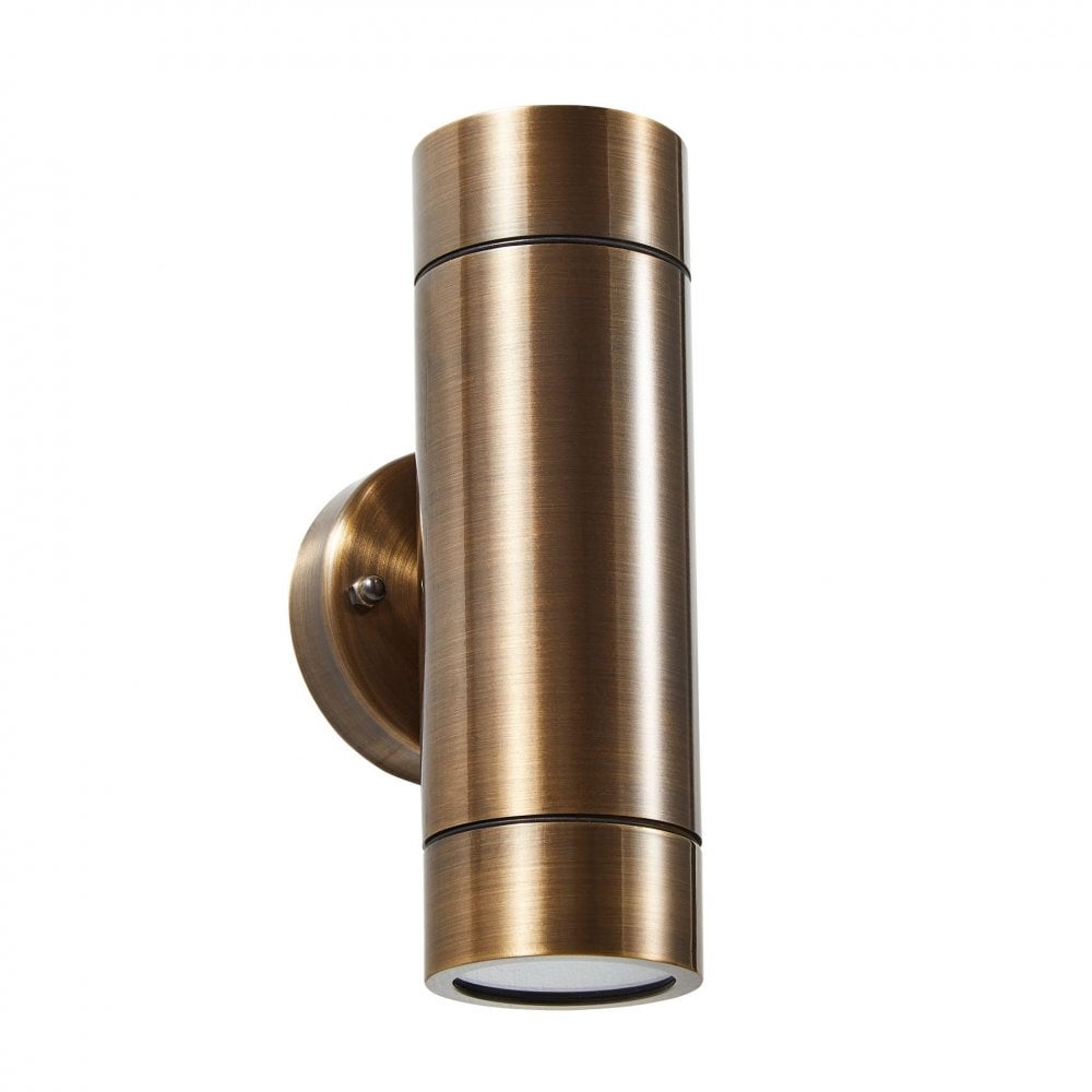 Brac Outdoor Up and Down Wall Light in Bronze Finish