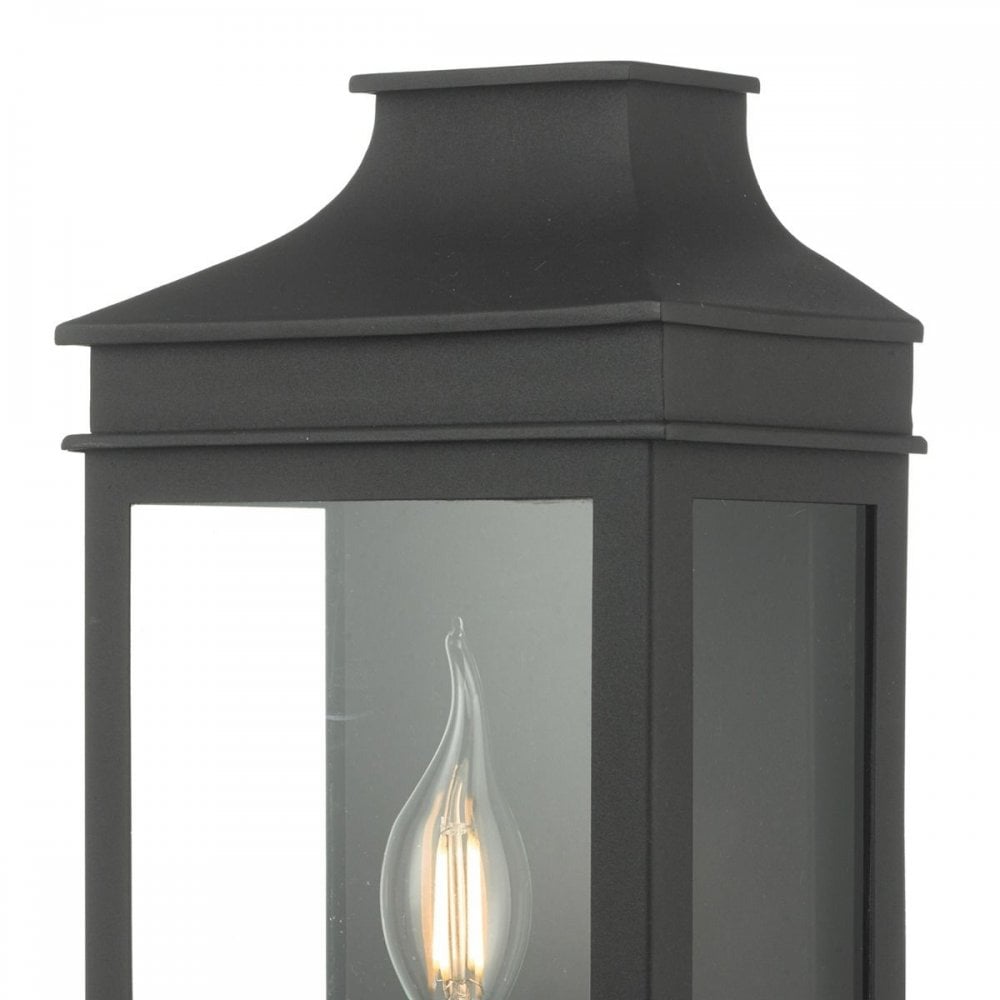 Vapour Coach Lantern in Matt Black