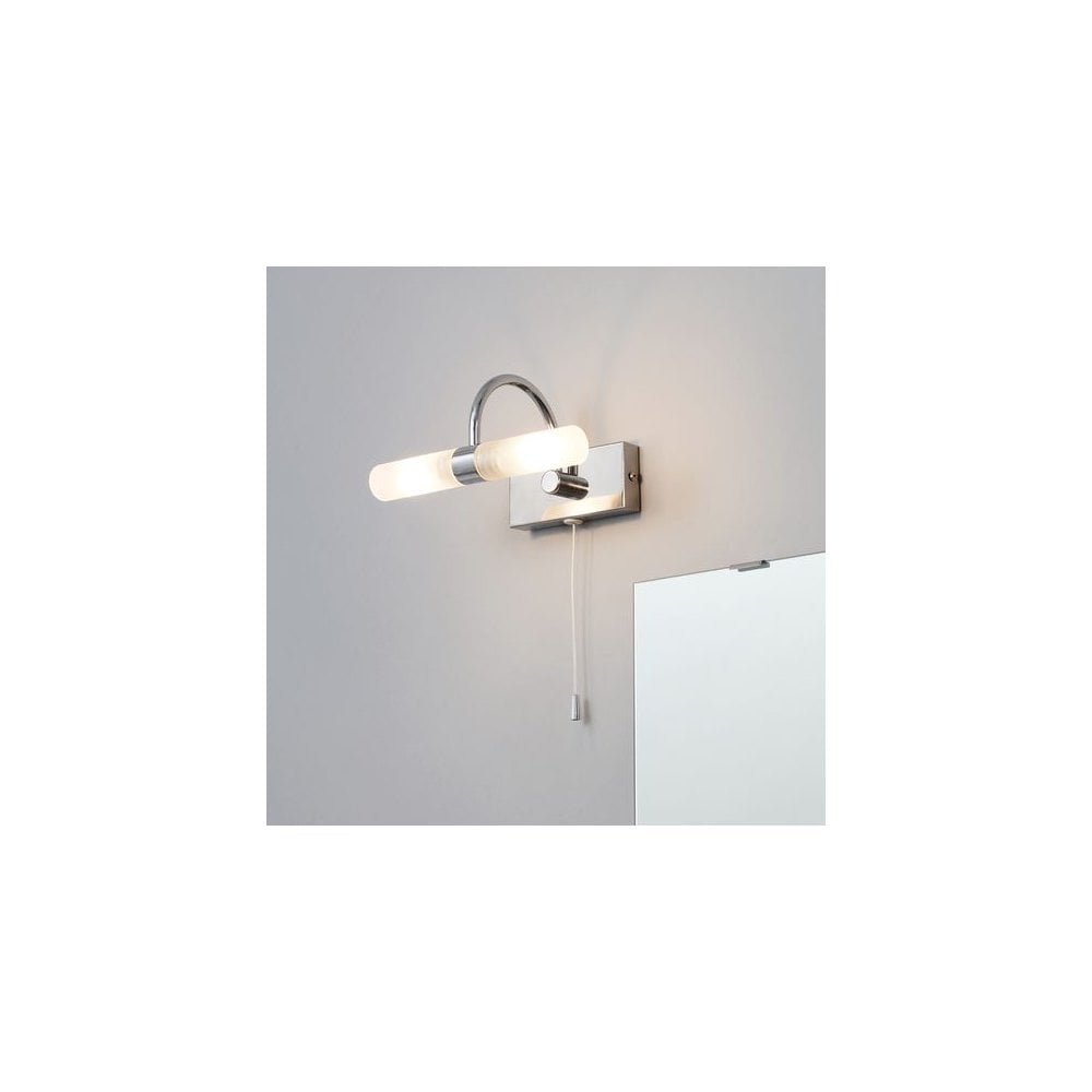 Corvus 2 Light Wall Fitting in Chrome IP44