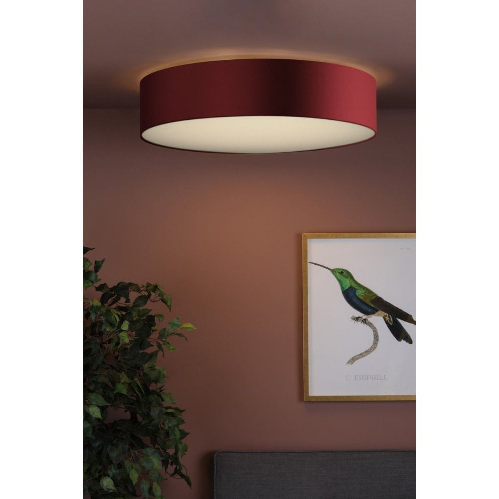 Paolo Bespoke 100% Silk 80cm 4 Light Flush