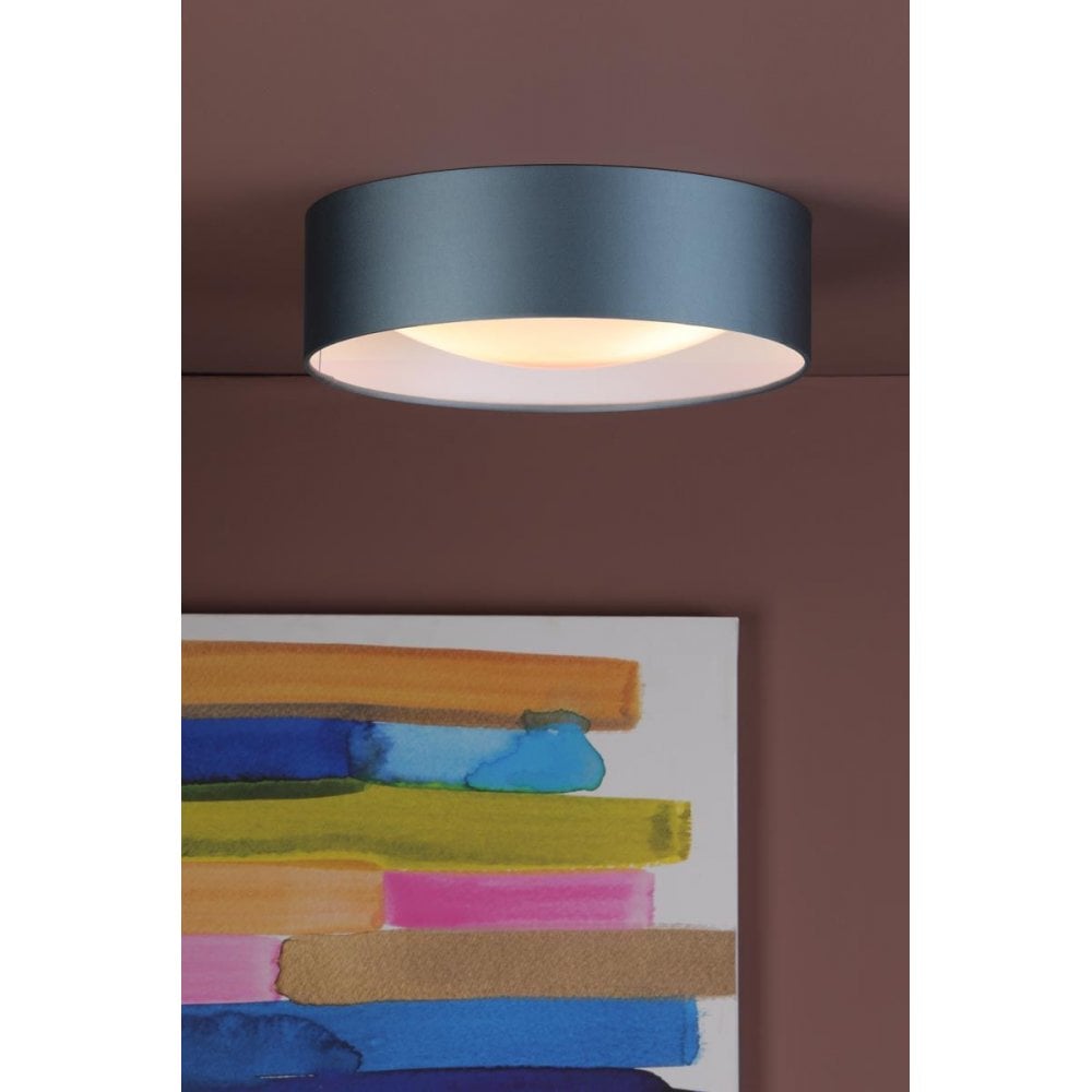 Wren 2 Light Flush with Bespoke Shade