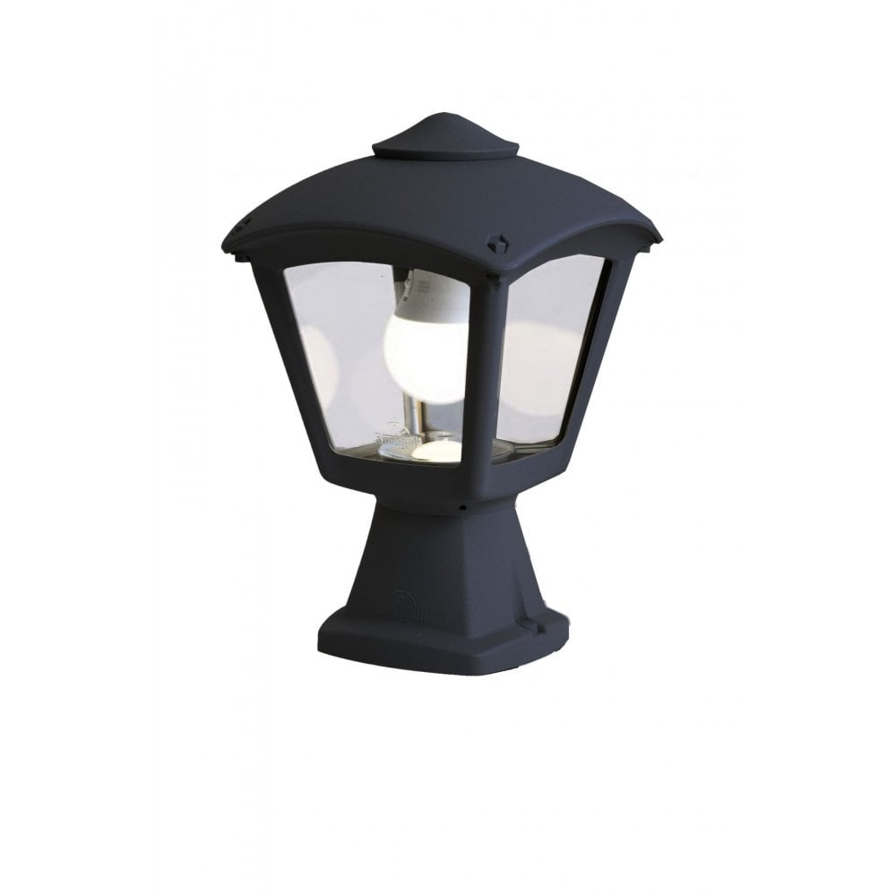 Disma Roby Black Post Top Light IP55