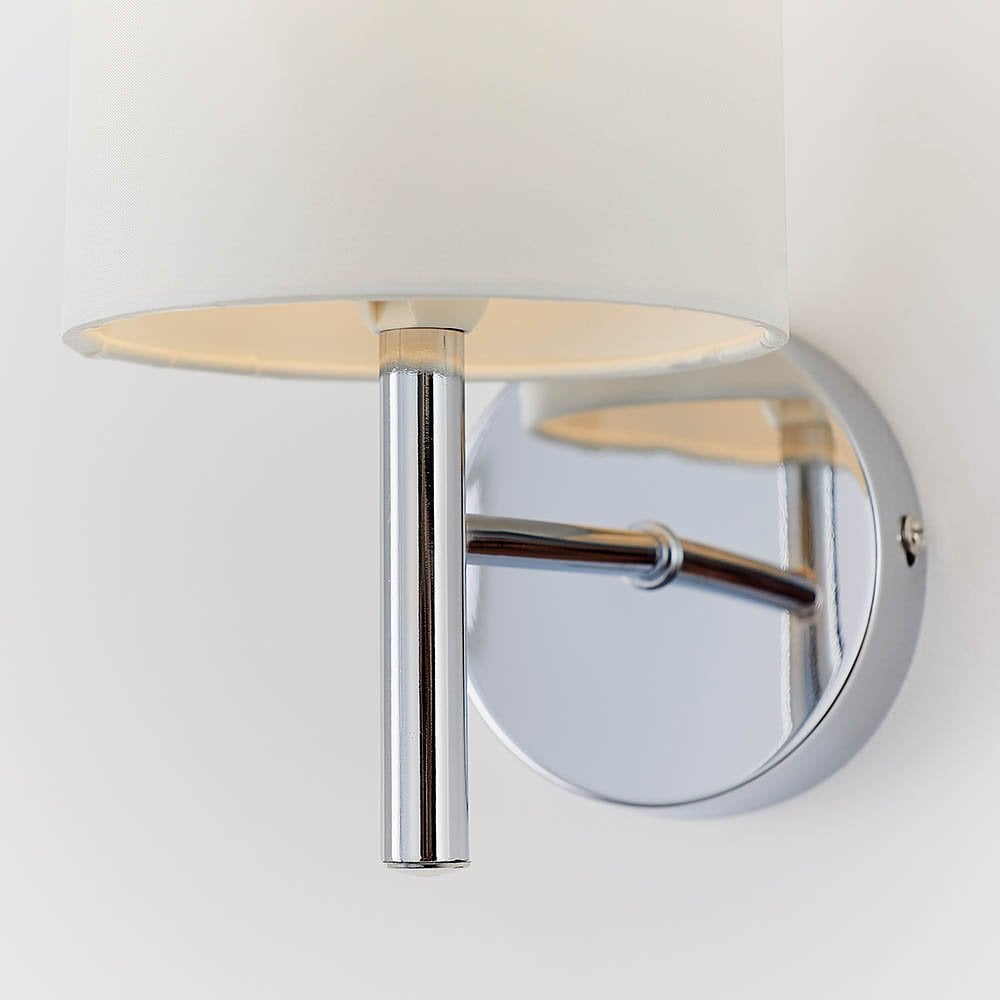 Brio Wall Light in Polihsed Chrome C/W