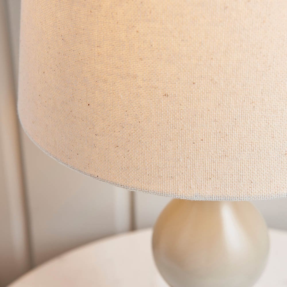 Marsham Taupe Table Lamp C/W Shade