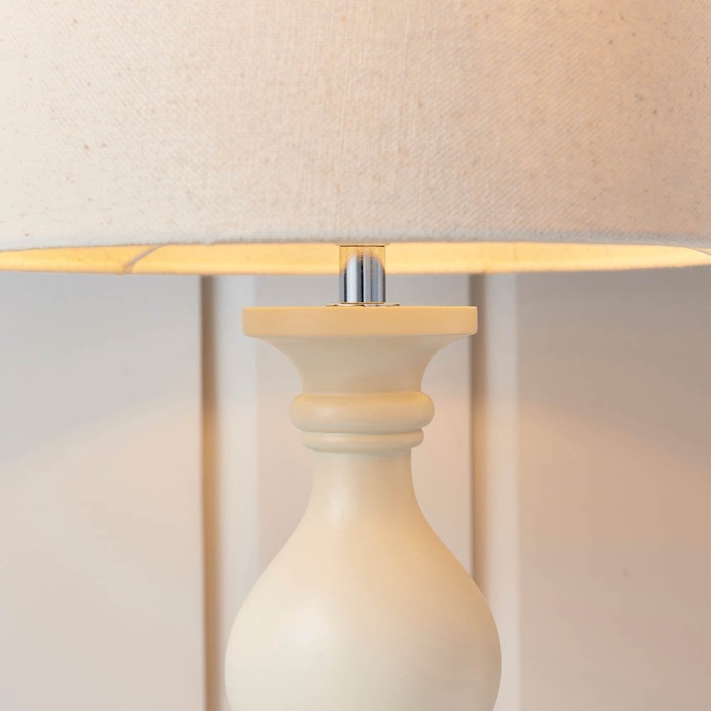 Marsham Ivory Table Lamp C/W Shade