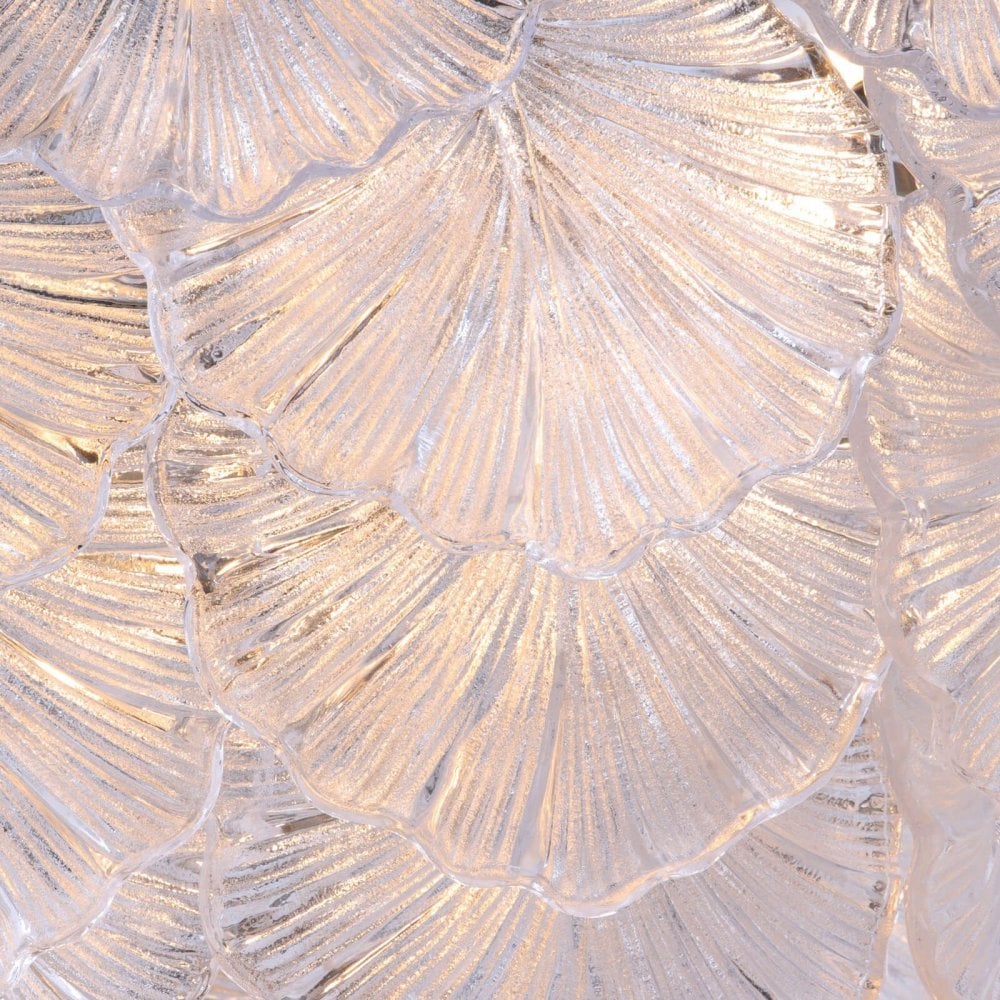 Courtney 10 Light Textured Glass Pendant