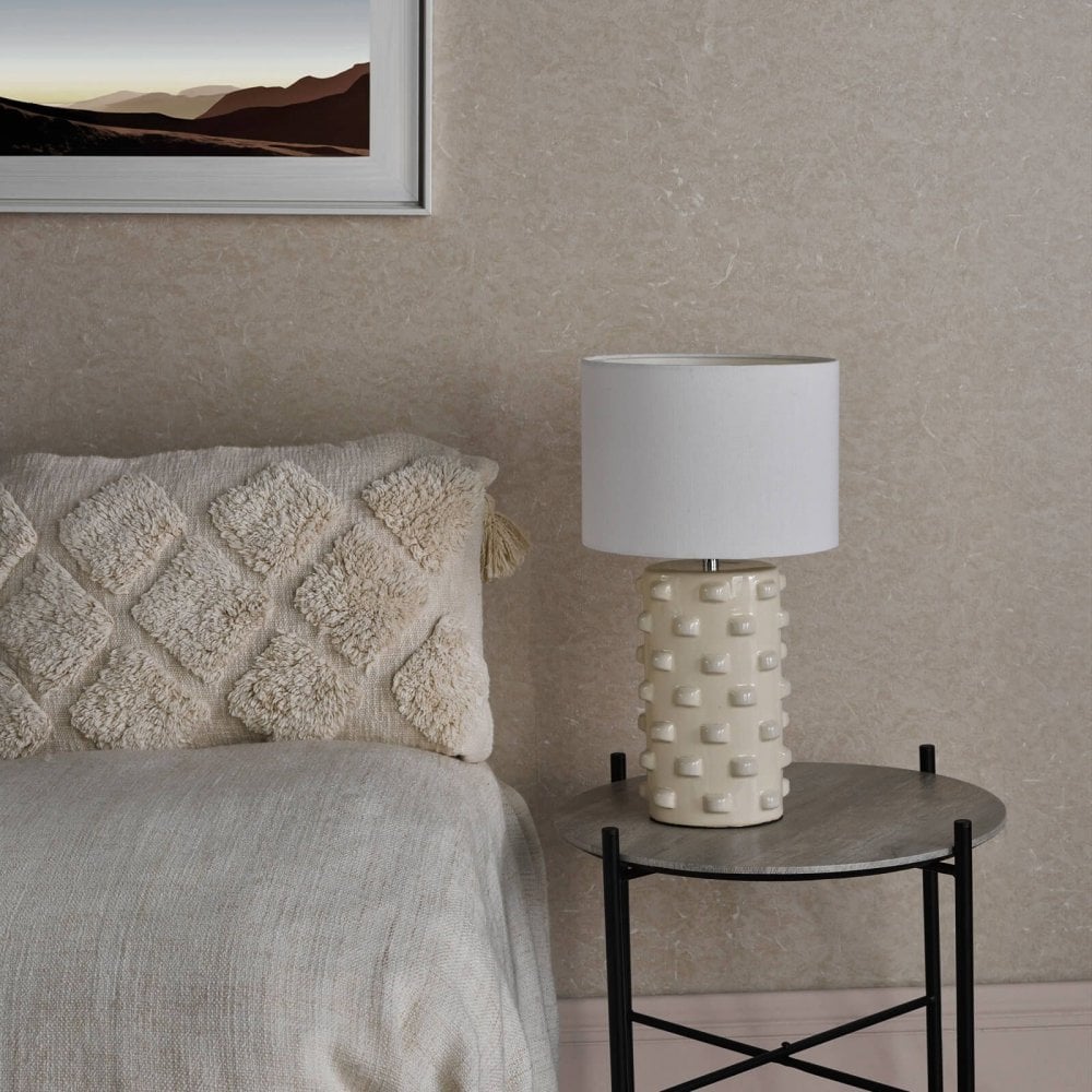 Georgina White Table Lamp C/W Shade