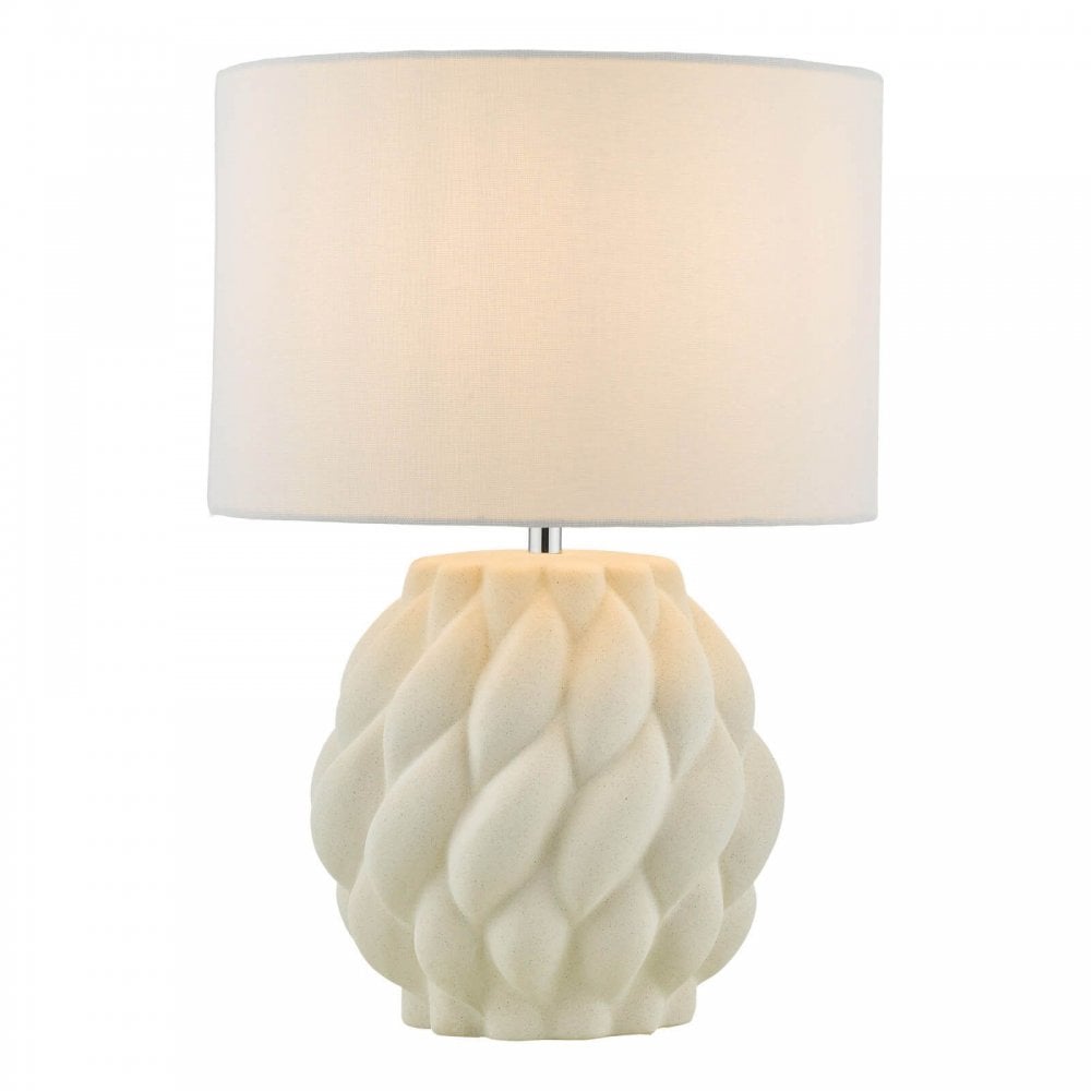 Idonia Table Lamp C/W White Linen Shade