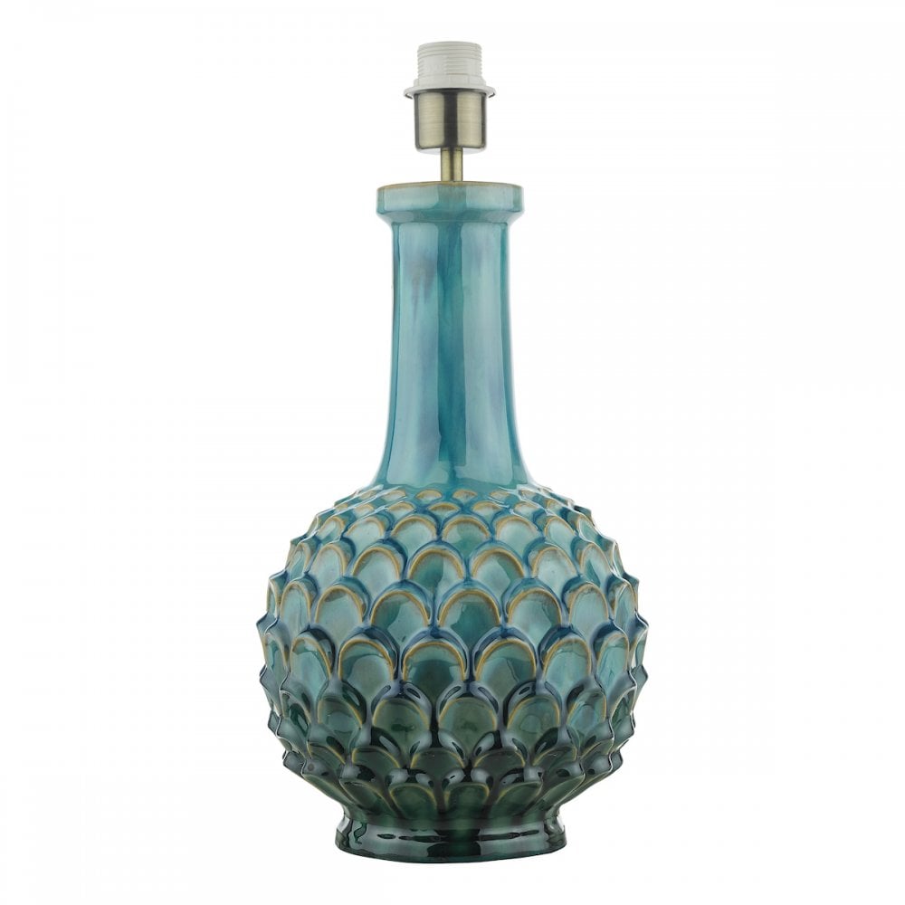 Edlyn Blue Reactive Glaze Table Lamp Base Only
