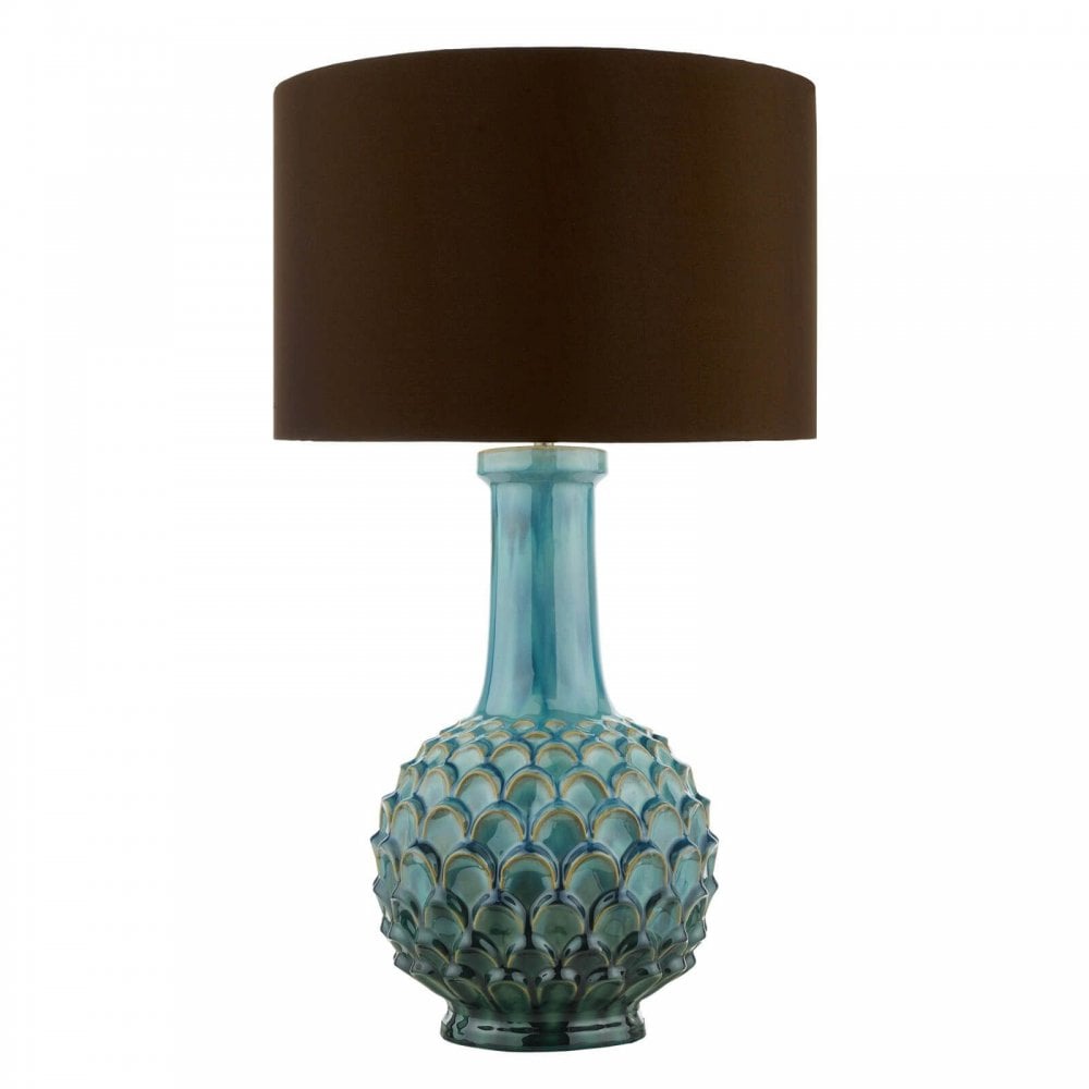 Edlyn Blue Reactive Glaze Table Lamp Base Only