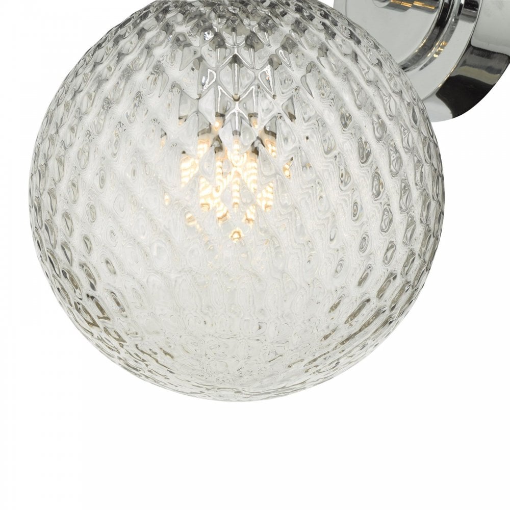 Wayne Wall Light Polished Chrome Glass IP44