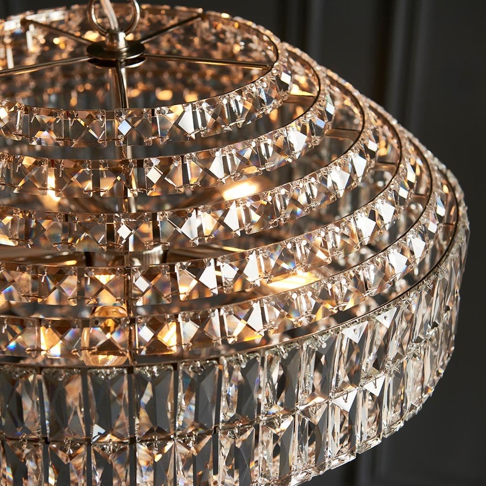 Beatrice 5 Light Crystal Pendant
