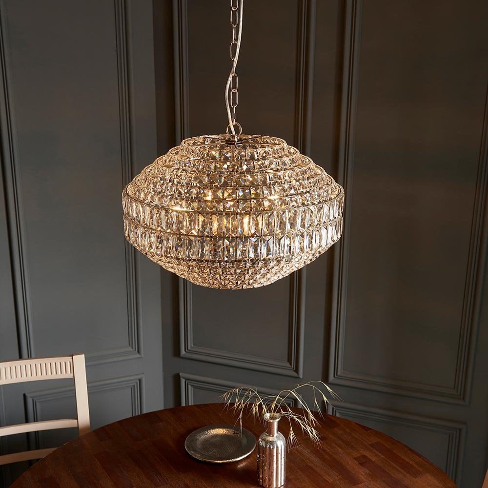 Beatrice 5 Light Crystal Pendant
