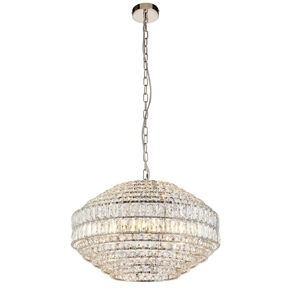 Beatrice 5 Light Crystal Pendant