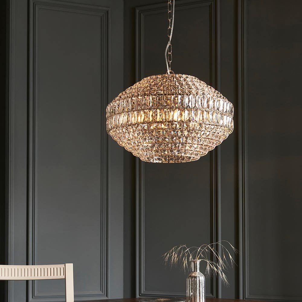 Beatrice 5 Light Crystal Pendant