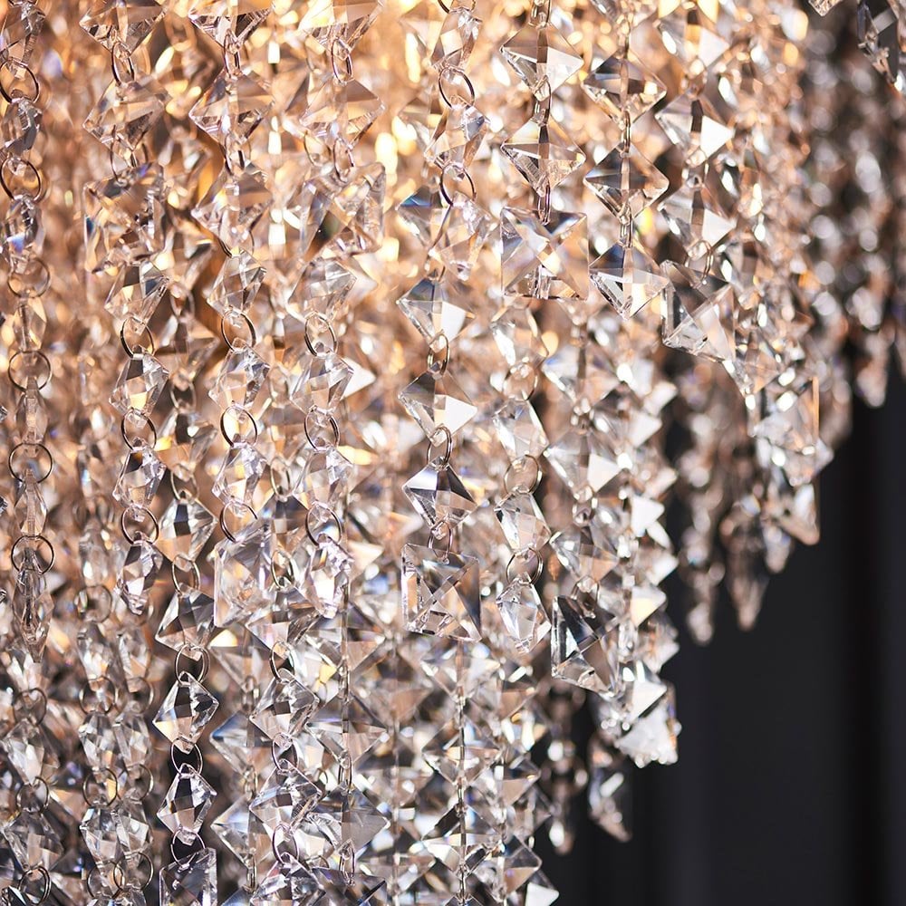 Beatrice 7 Light Tiered Crystal Chandelier
