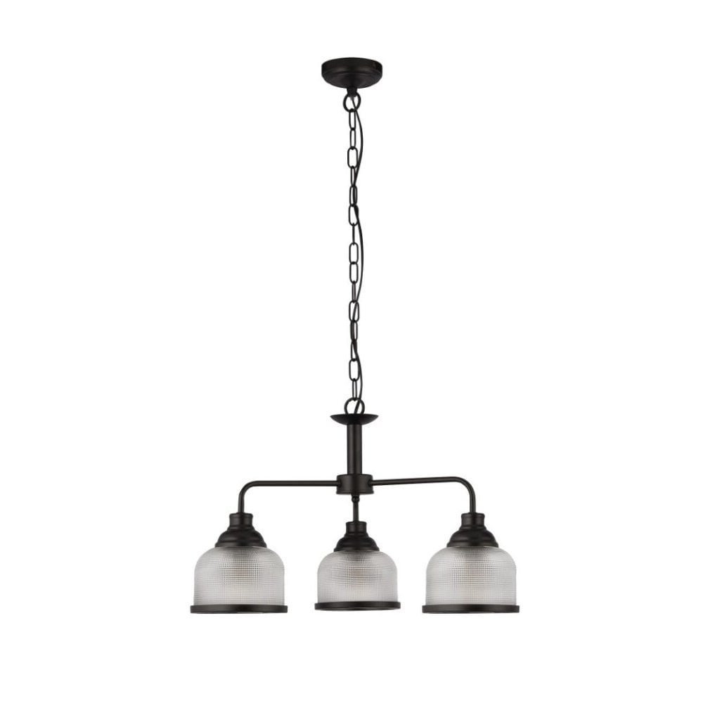 Highworth 3 Light Ceiling Pendant in Black Finish