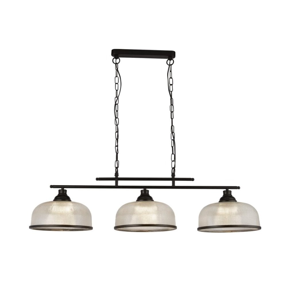 Highworth 3 Light Bar Pendant in Black