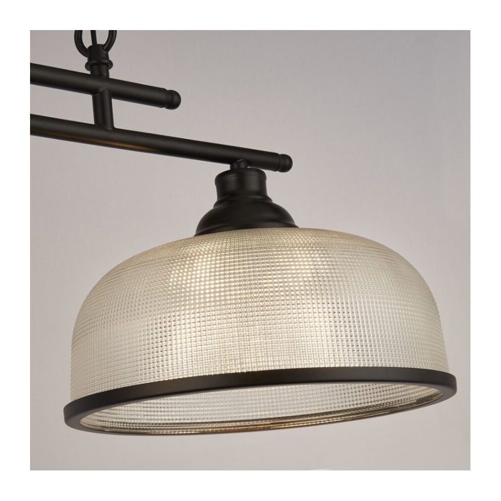 Highworth 3 Light Bar Pendant in Black