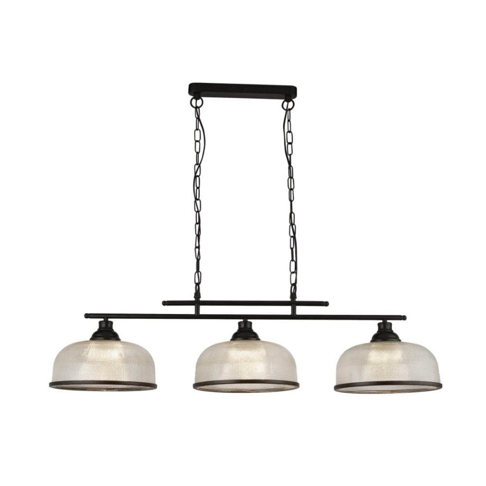 Highworth 3 Light Bar Pendant in Black