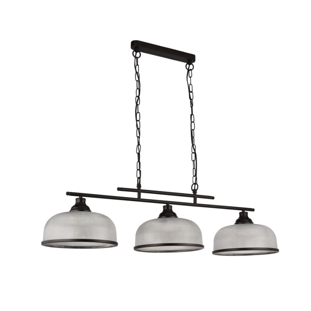 Highworth 3 Light Bar Pendant in Black
