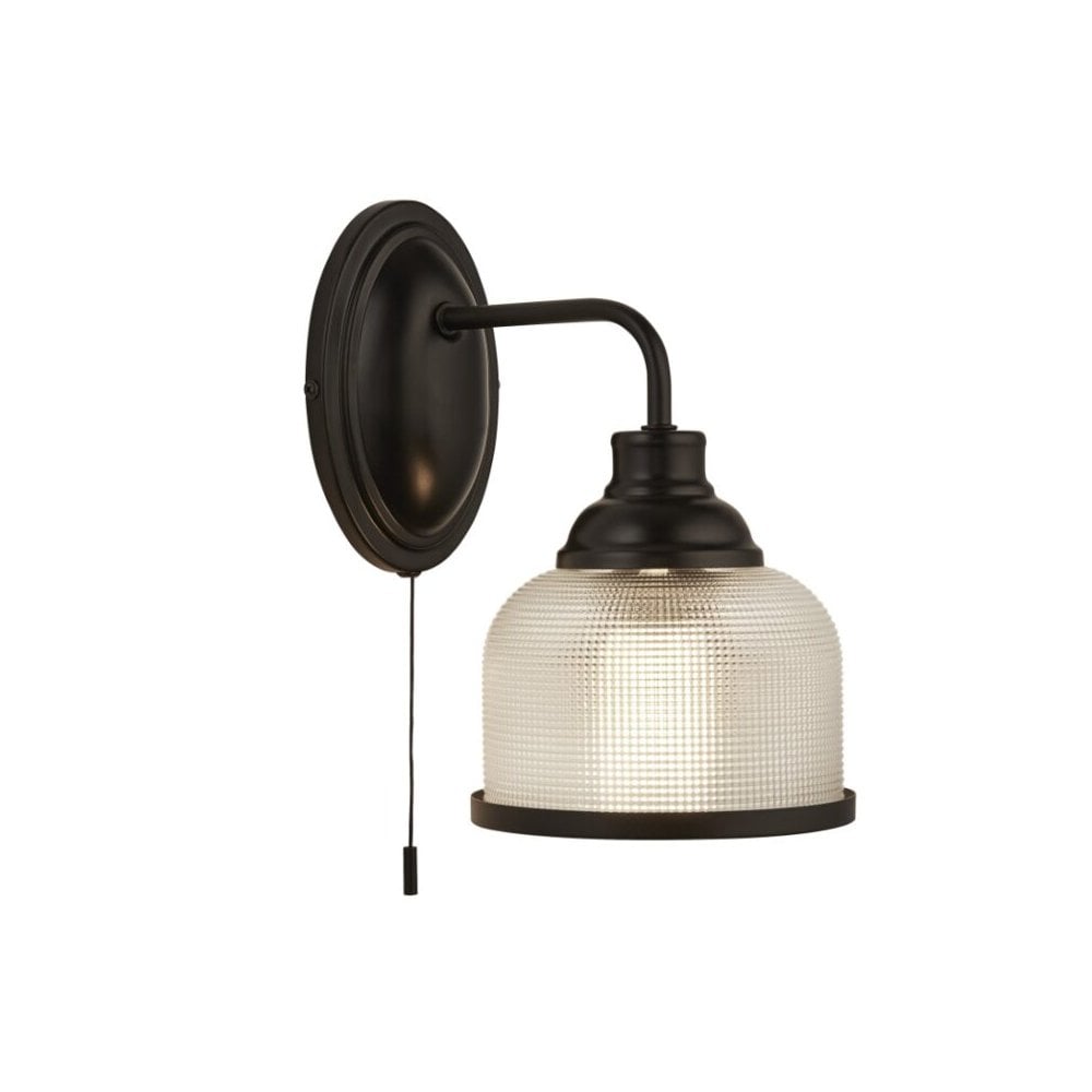 Highworth Single Wall Light in Black Finish