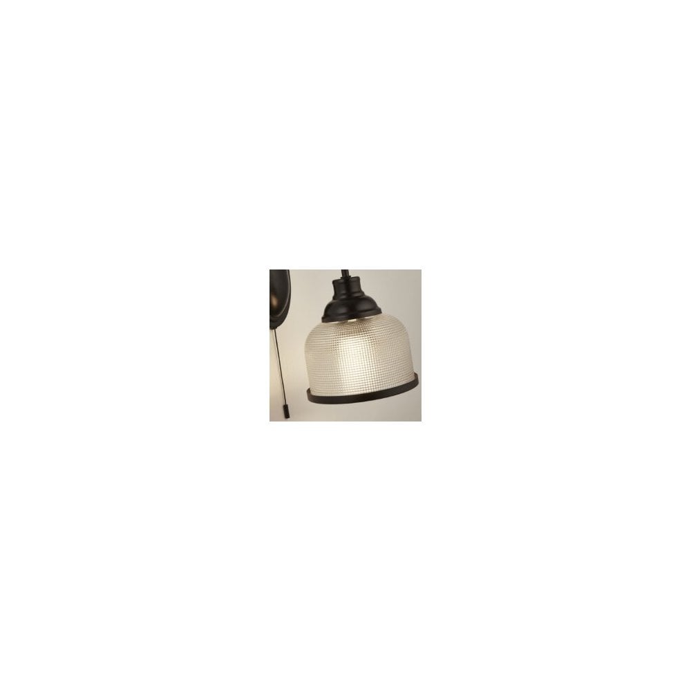 Highworth Single Wall Light in Black Finish