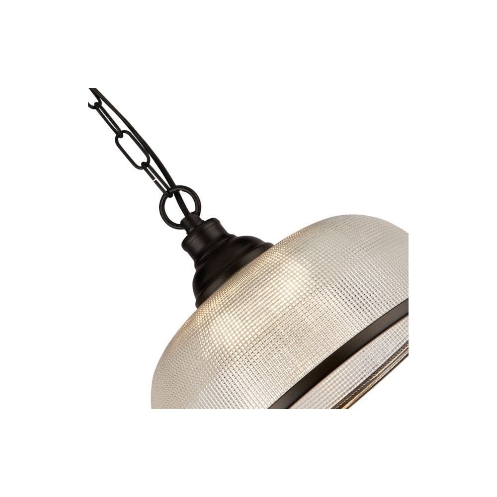 Highworth Single Black Pendant in Black Finish