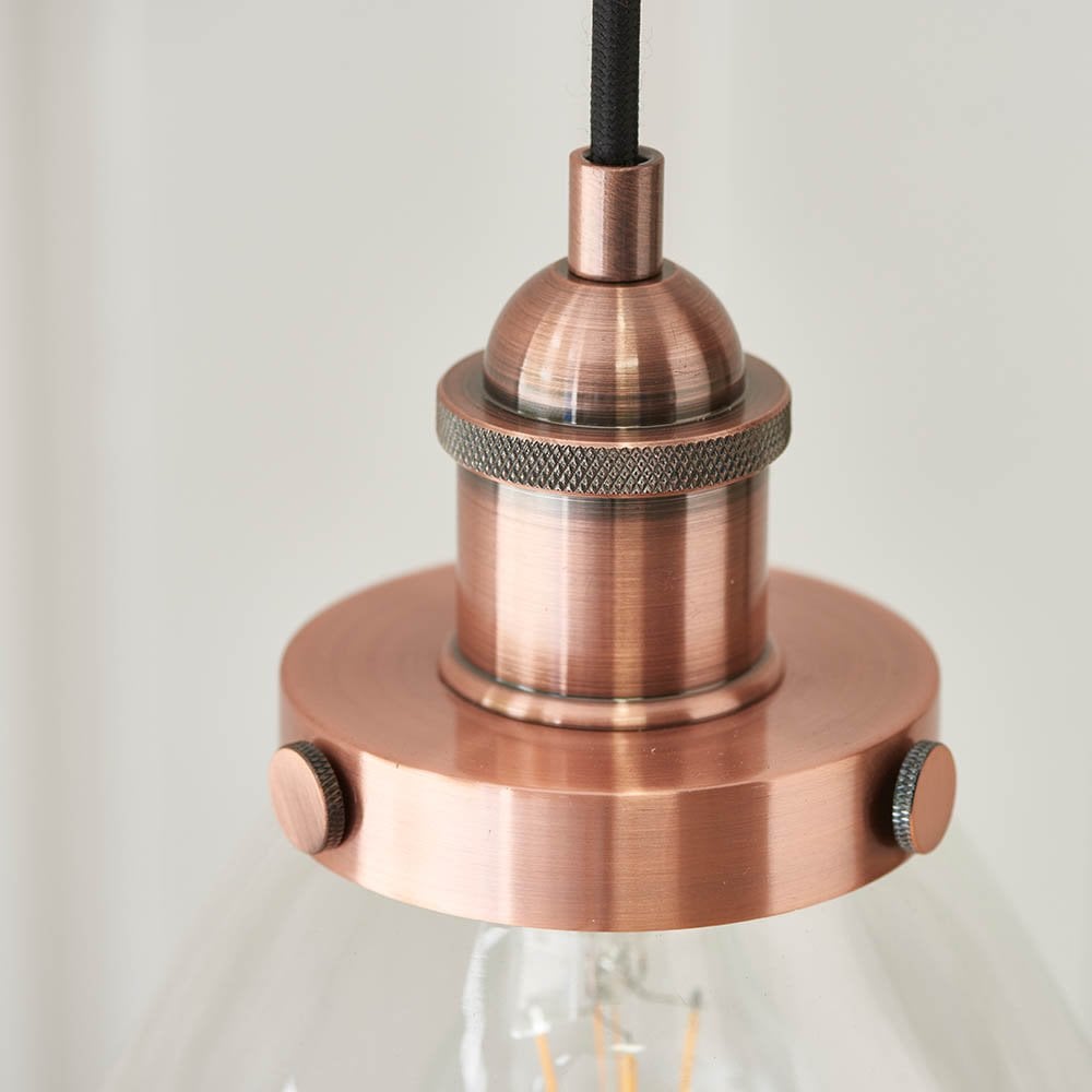 Hansen Single Pendant in Copper