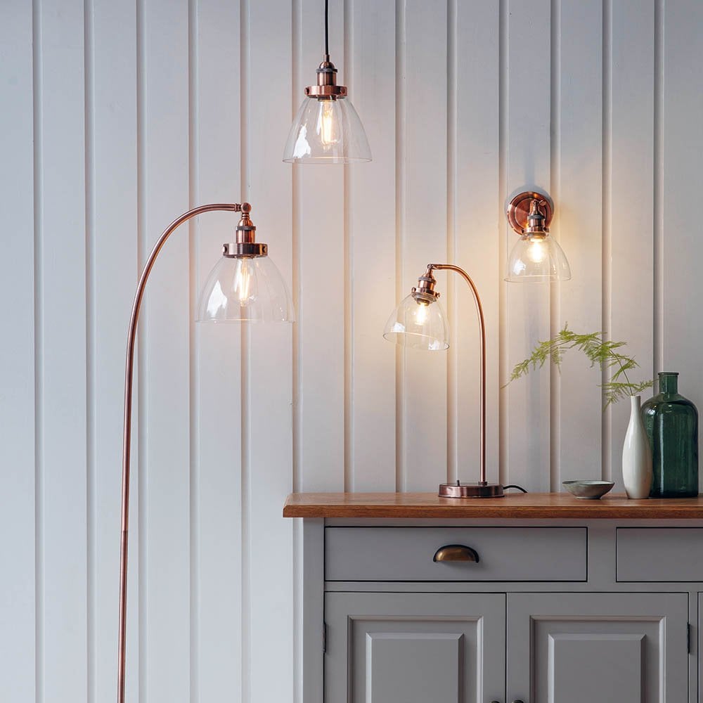 Hansen Single Pendant in Copper