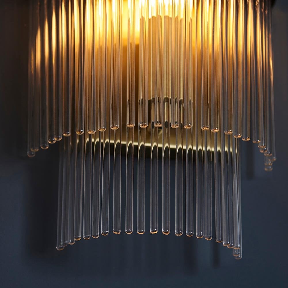 Marietta Antique Brass Wall Light