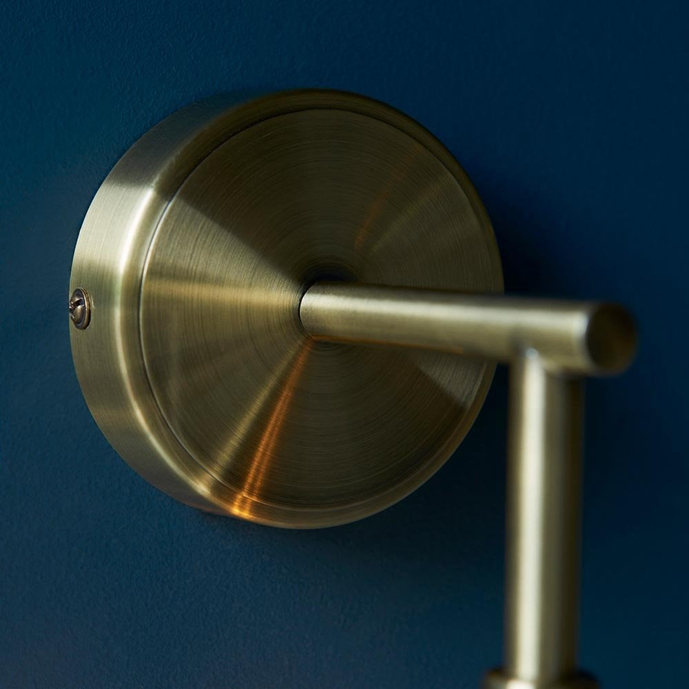 Allegra Wall Light in Antique Brass