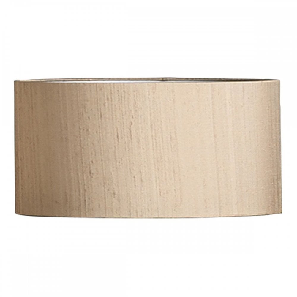 Drum Shallow 20cm 100% Silk Shade with Shade Colour Options