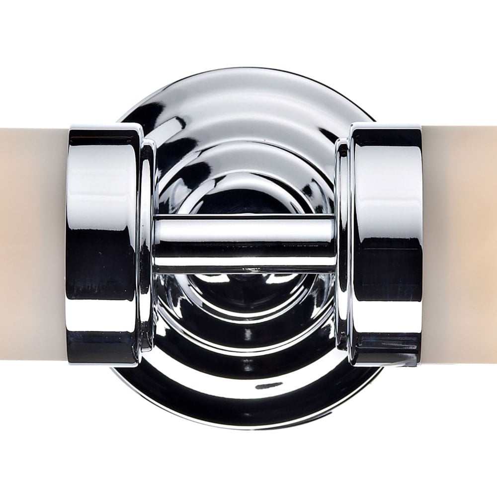 Century 2-Light Polished Chrome Bathroom Wall Bracket