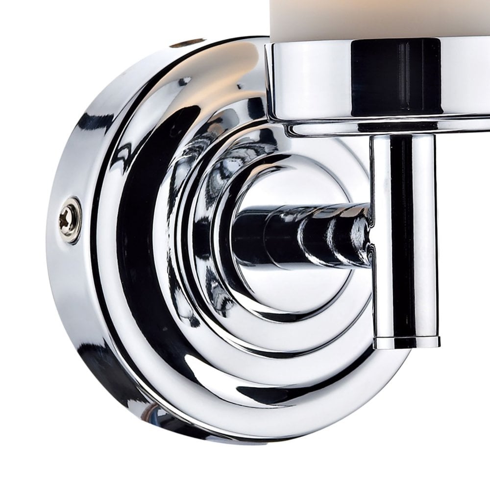Century 1-Light Polished Chrome Bathroom Wall Bracket