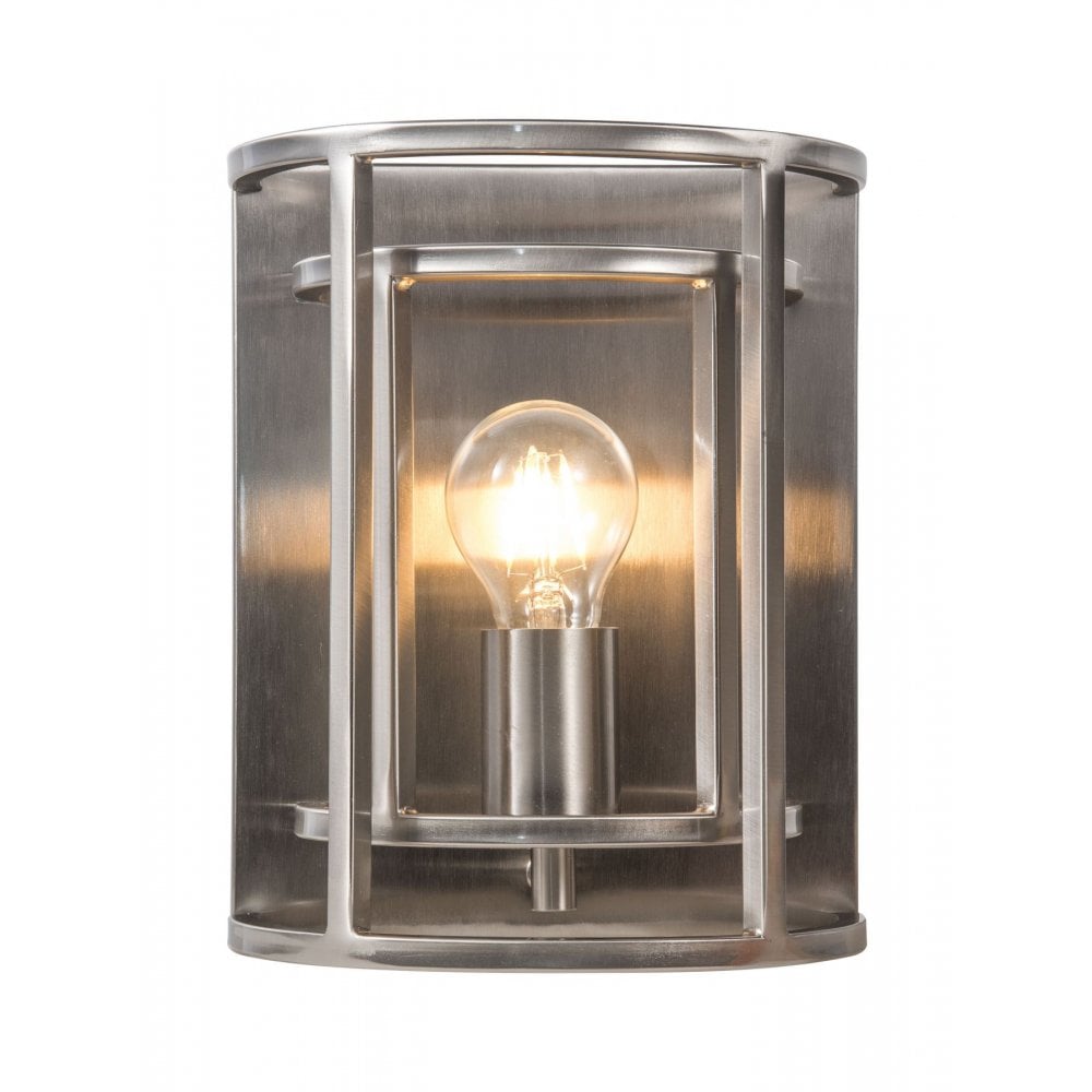 Chester Satin Chrome Single Wall Light