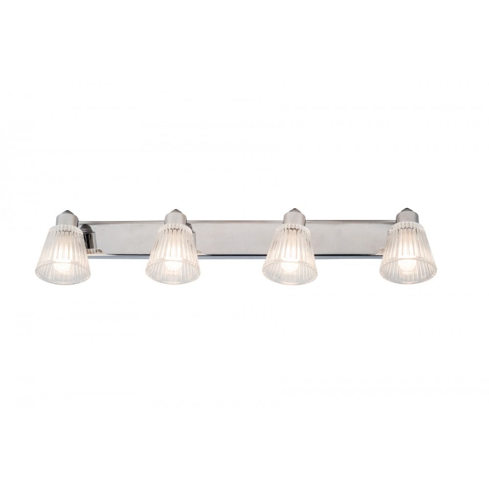 Gatsby 4 Light Bathroom Wall Fitting in Polished Chrome