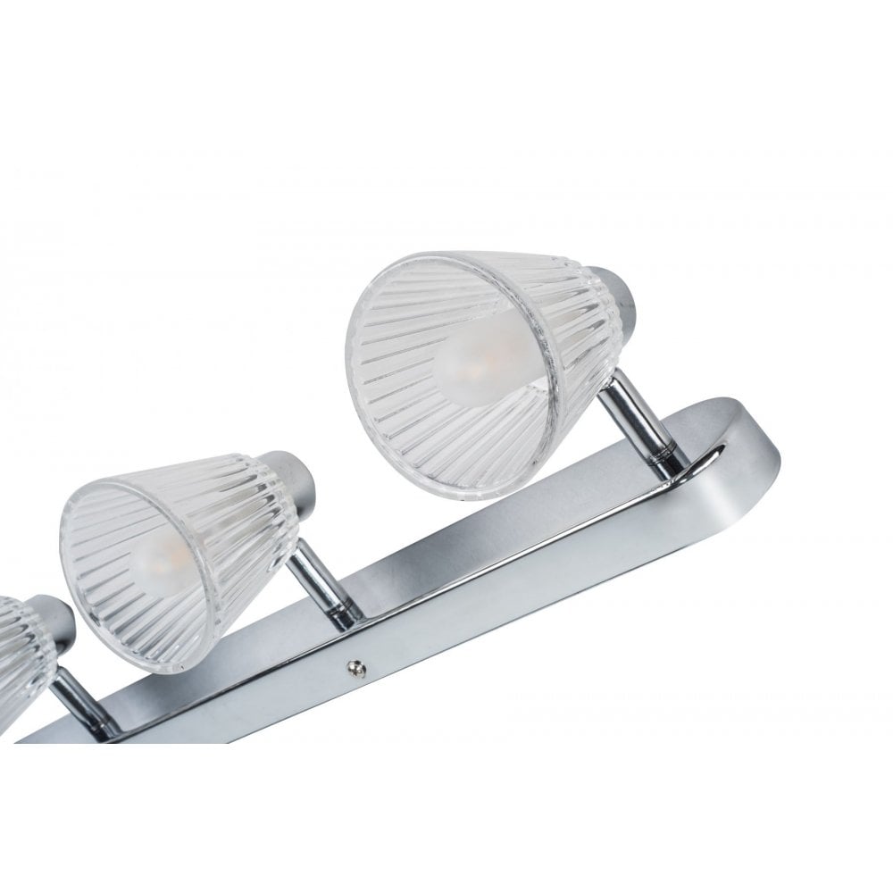 Gatsby 4 Light Bathroom Wall Fitting in Polished Chrome