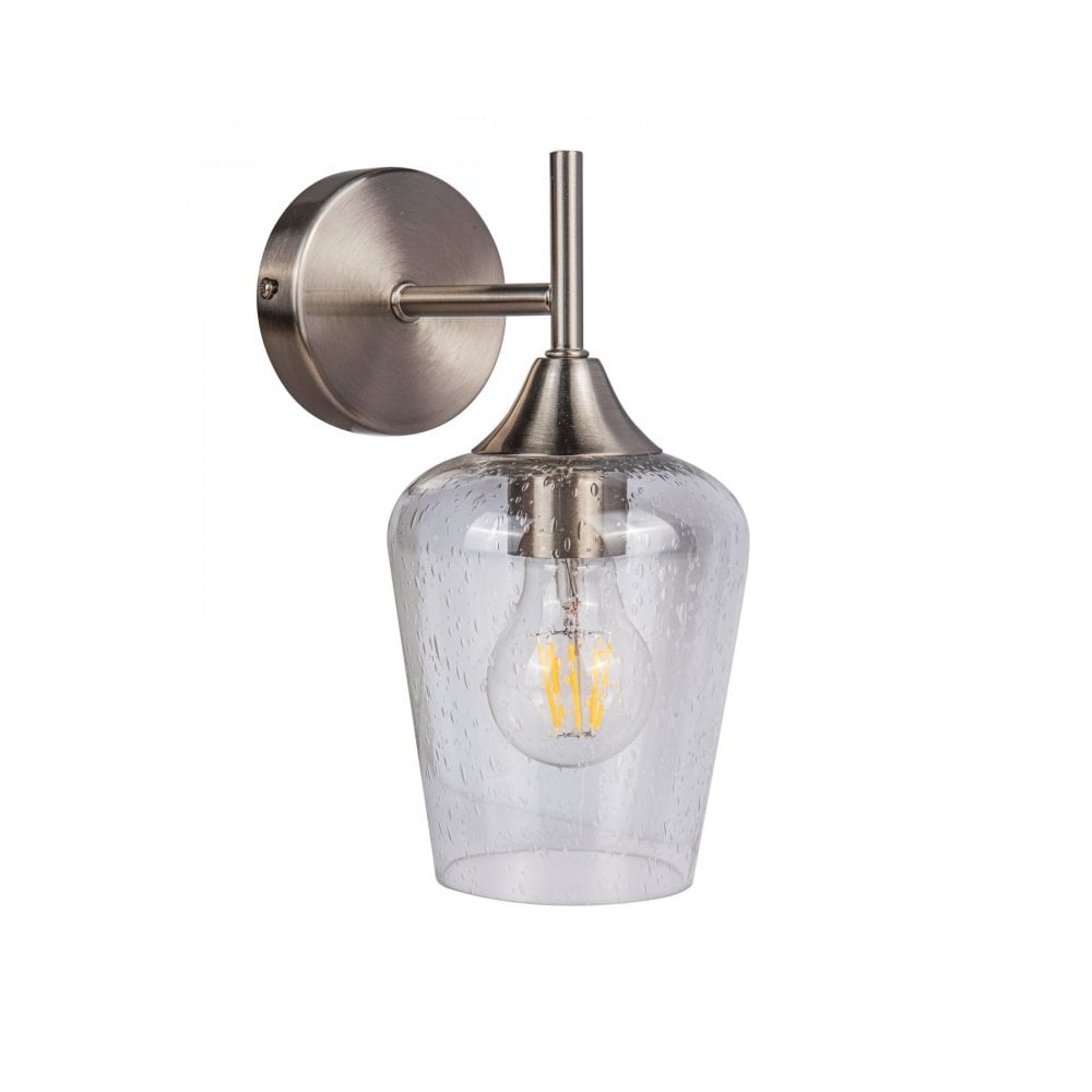 Vino Single Satin Chrome Wall Light