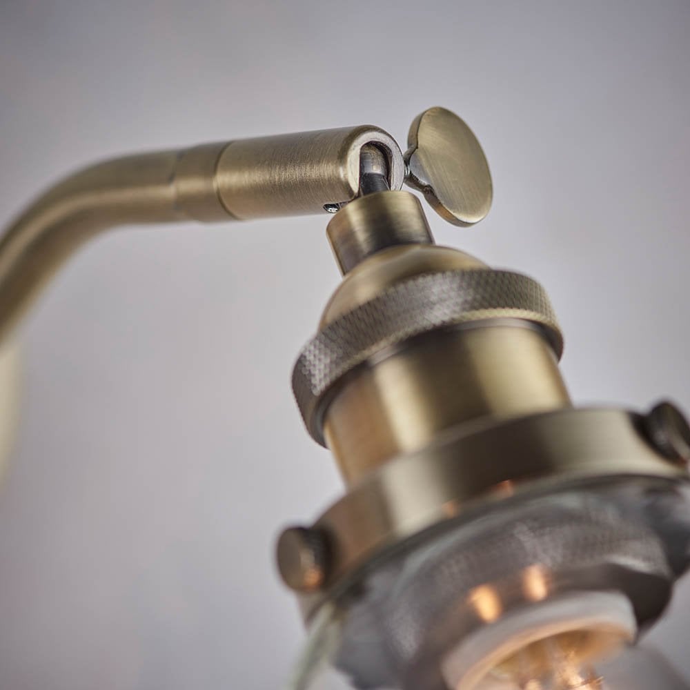 Hansen Wall Light in Antique Brass