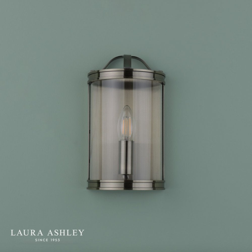 Harrington Wall Light in Antique Brass