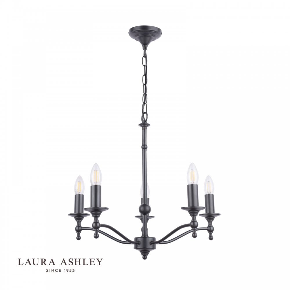 Ludchurch 5 Light Black Pendant Fitting Only